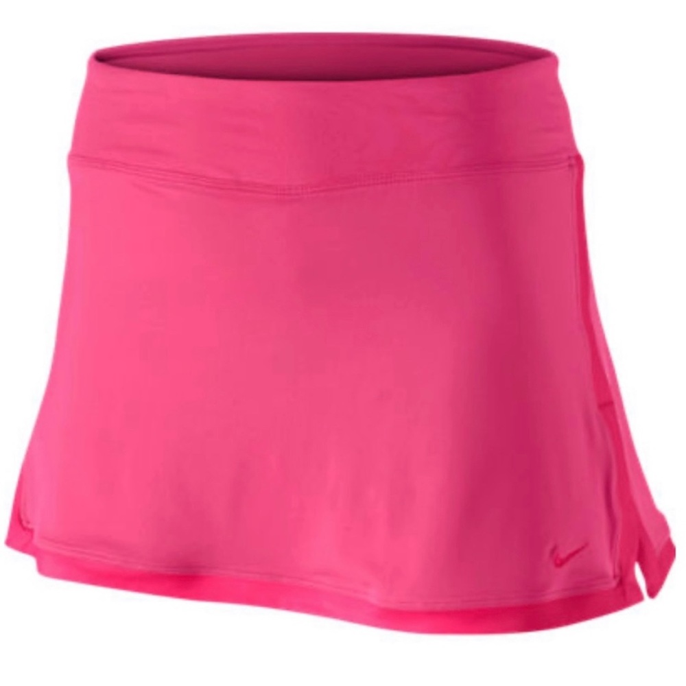 NIKE | 14” dri-fit a-line mini tennis skort in hot pink, size XL (women’)